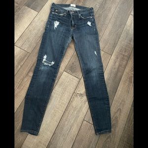 Womens Hudson Nico super skinny midrise jeans size 26